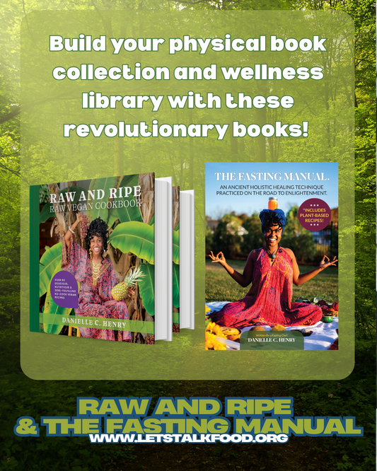 2-Book Wellness Pack: RAW AND RIPE & The Fasting Manual (Physical Copies, Signed)