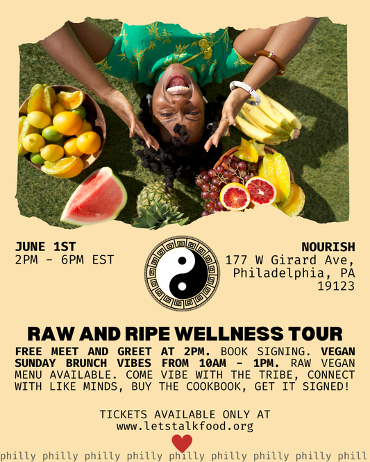 Philadelphia, PA (6/1): RAW AND RIPE USA COOKBOOK TOUR