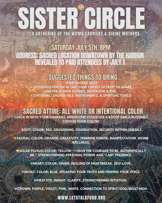 Baltimore Sacred Sister Circle on July 5th 🌕