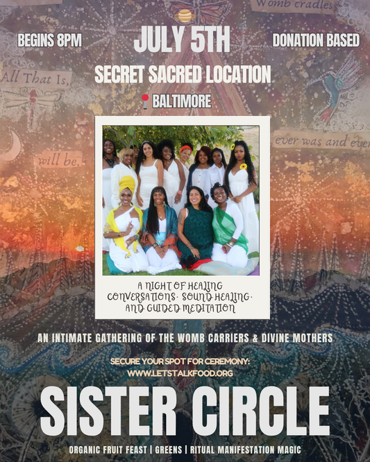 Baltimore Sacred Sister Circle on July 5th 🌕