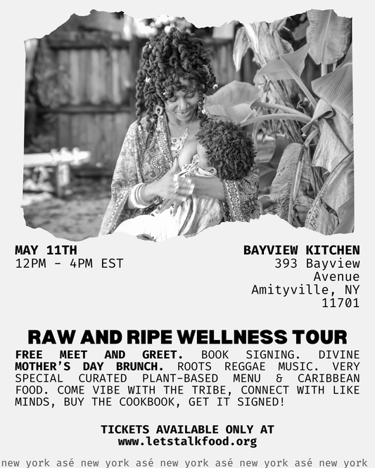 Long Island, New York (5/11): RAW AND RIPE USA COOKBOOK TOUR