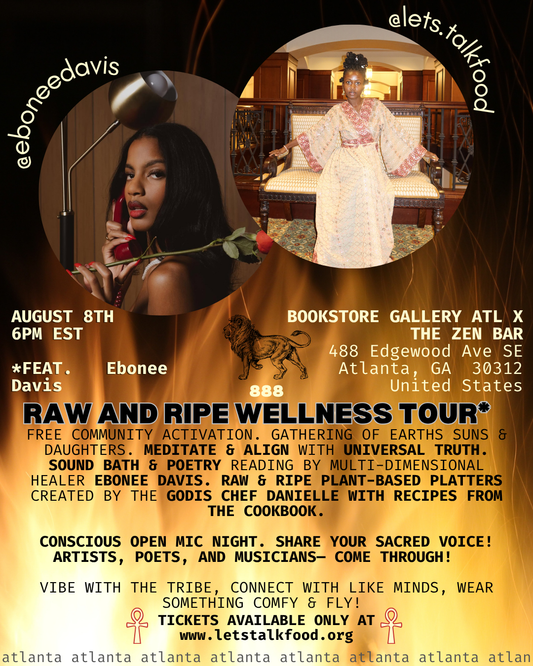 Atlanta, Georgia (8.8) RAW AND RIPE USA COOKBOOK TOUR