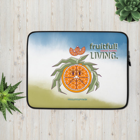Fruitful, Natural, Humble Living Laptop Sleeve (13" & 15")