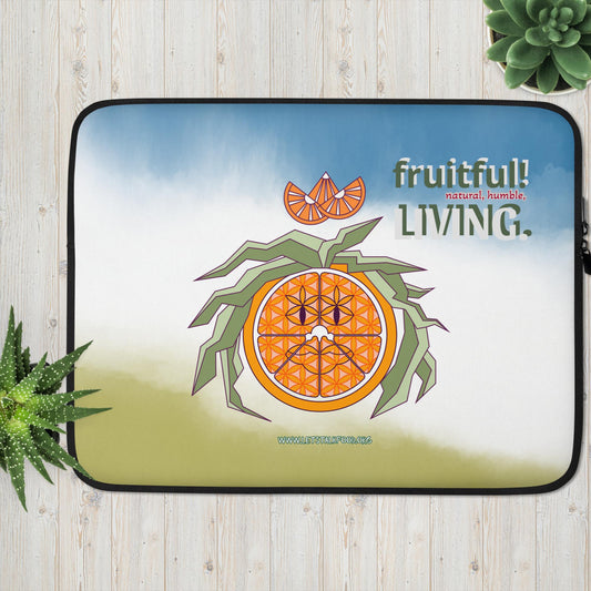 Fruitful, Natural, Humble Living Laptop Sleeve (13" & 15")