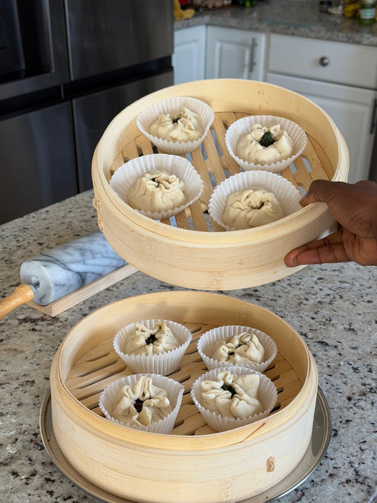 Steamed Vegan Bao Buns Recipe (NO YEAST)