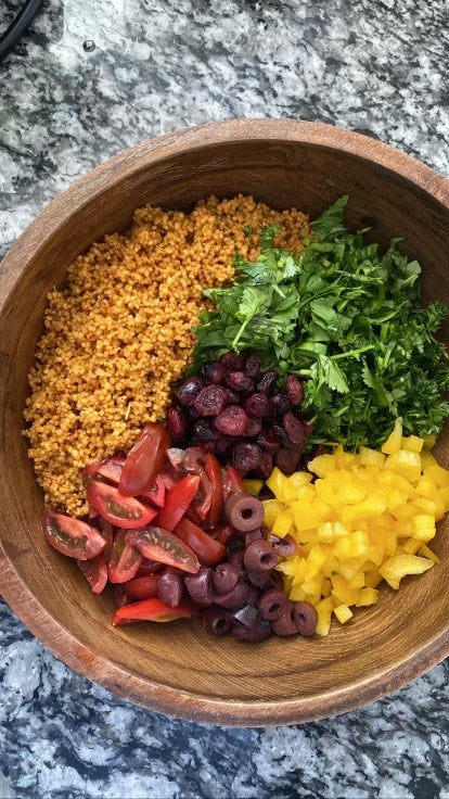 RAW Vegan Smokey Moroccan CousCous Salad Recipe