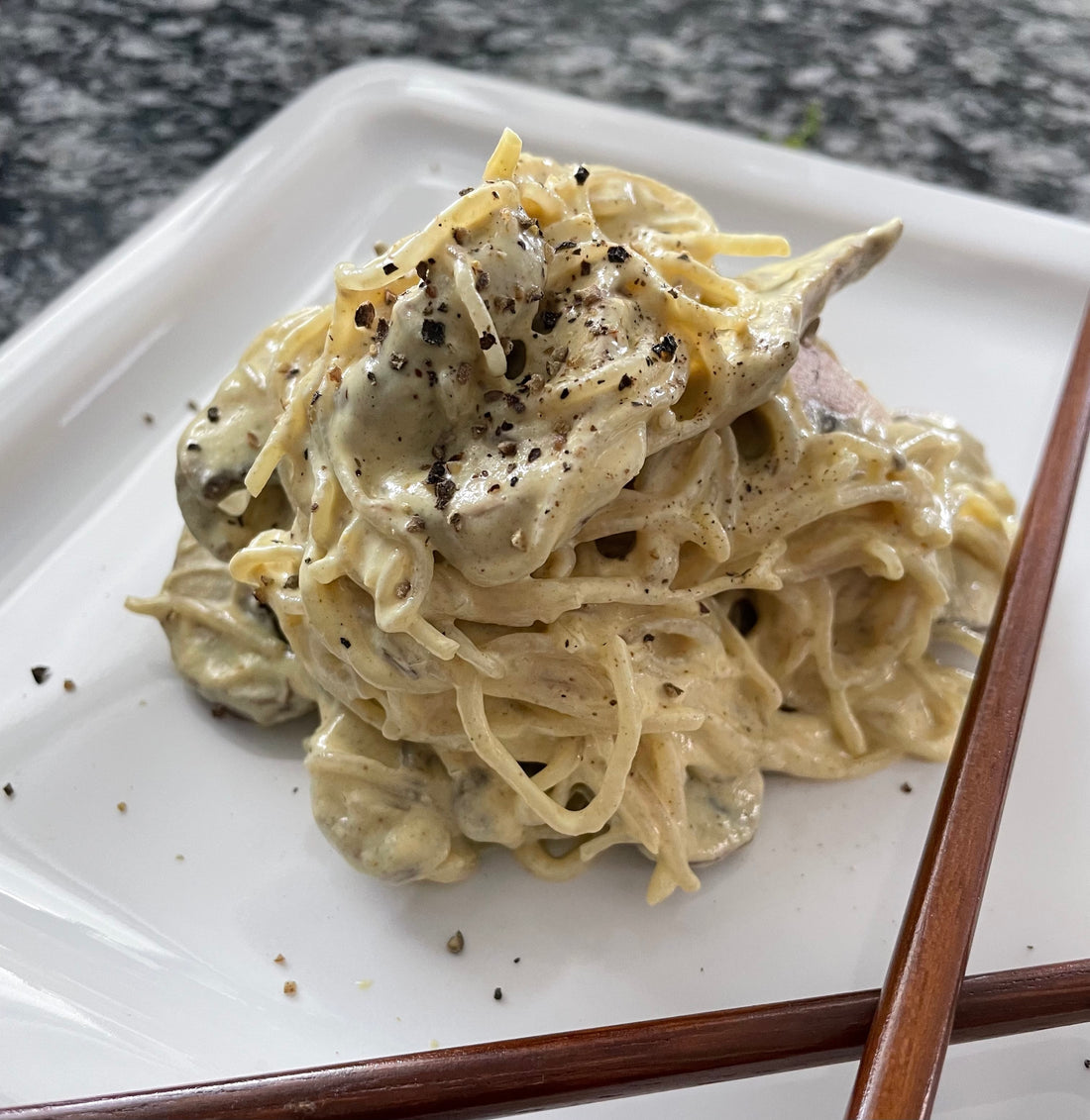 RAW Vegan Curry Lemon Garlic Pasta Recipe