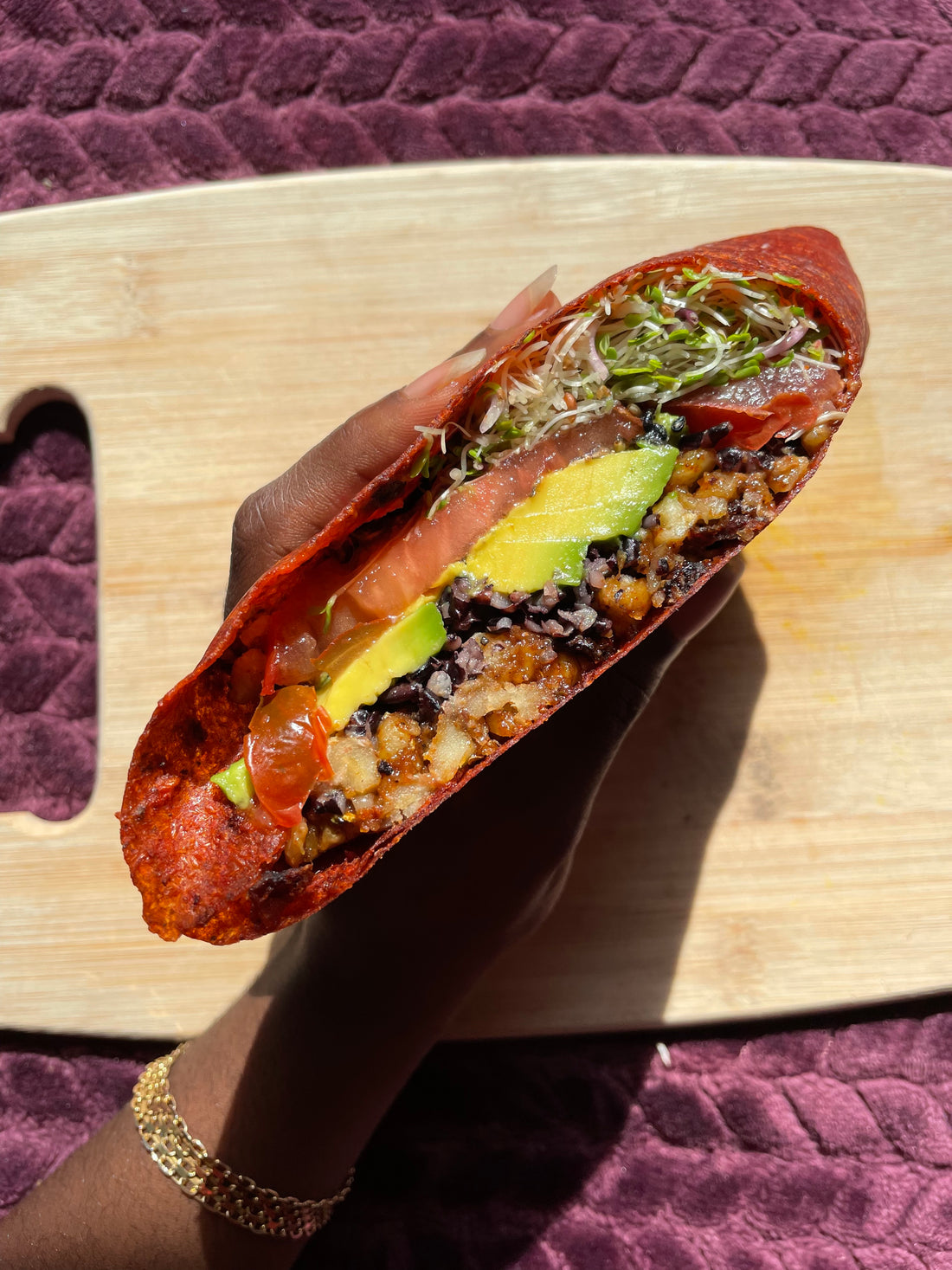 RAW Vegan Sweet & Savory Burrito Wrap Recipe