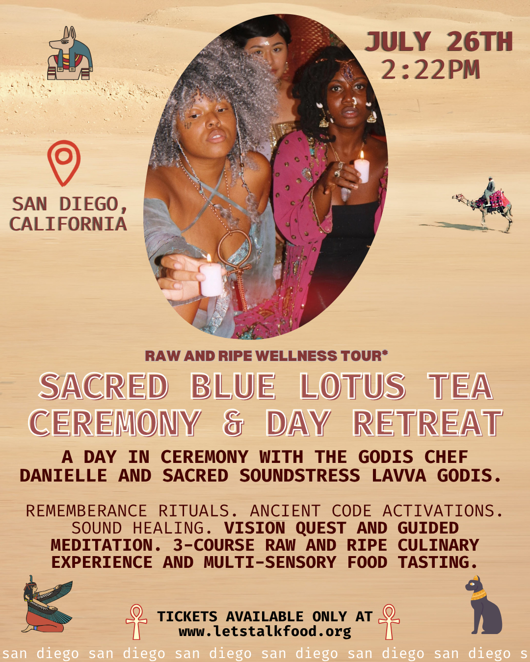 San Diego, California (7/26): RAW AND RIPE USA COOKBOOK TOUR