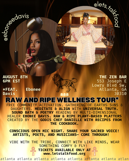 Atlanta, Georgia (8.8) RAW AND RIPE USA COOKBOOK TOUR